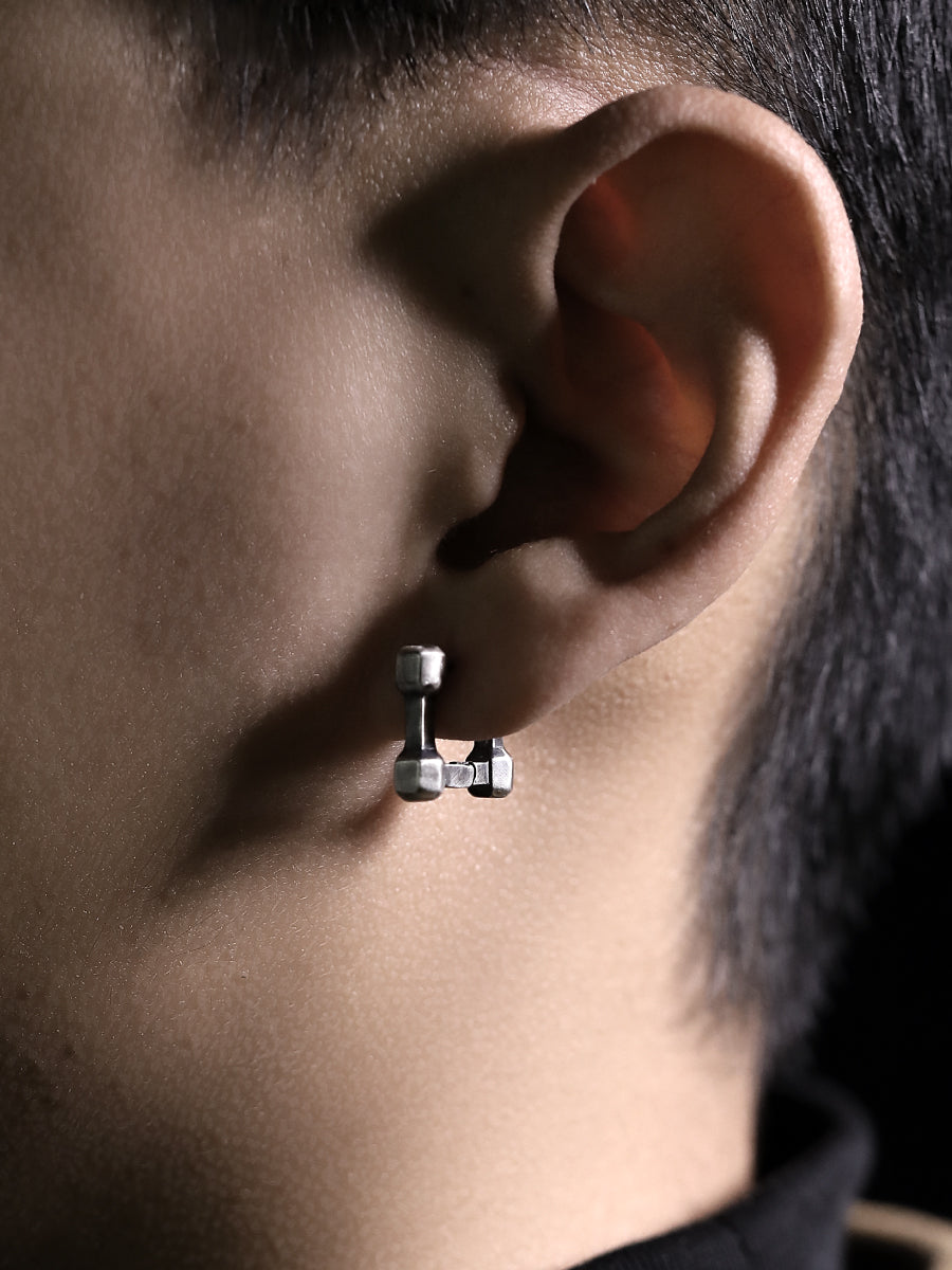 "Dumbbell" Earring