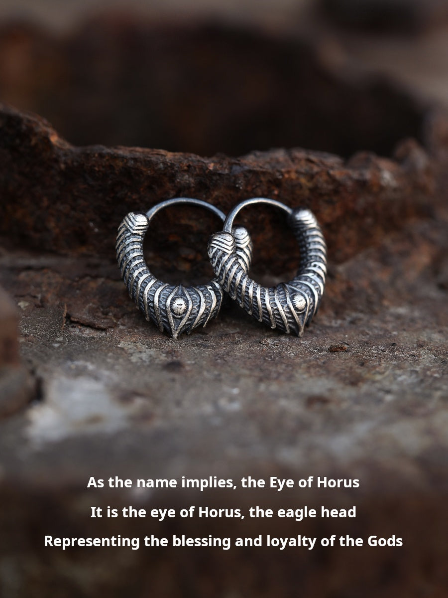 "Eye of God Horus" earrings