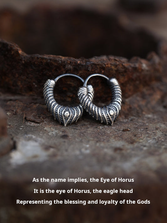 "Eye of God Horus" earrings